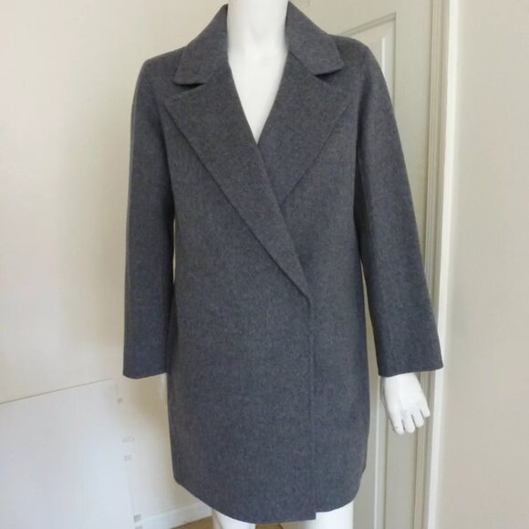 THEORY Boy Double Face Wool-Cashmere-Blend Coat - Picture 4 of 6